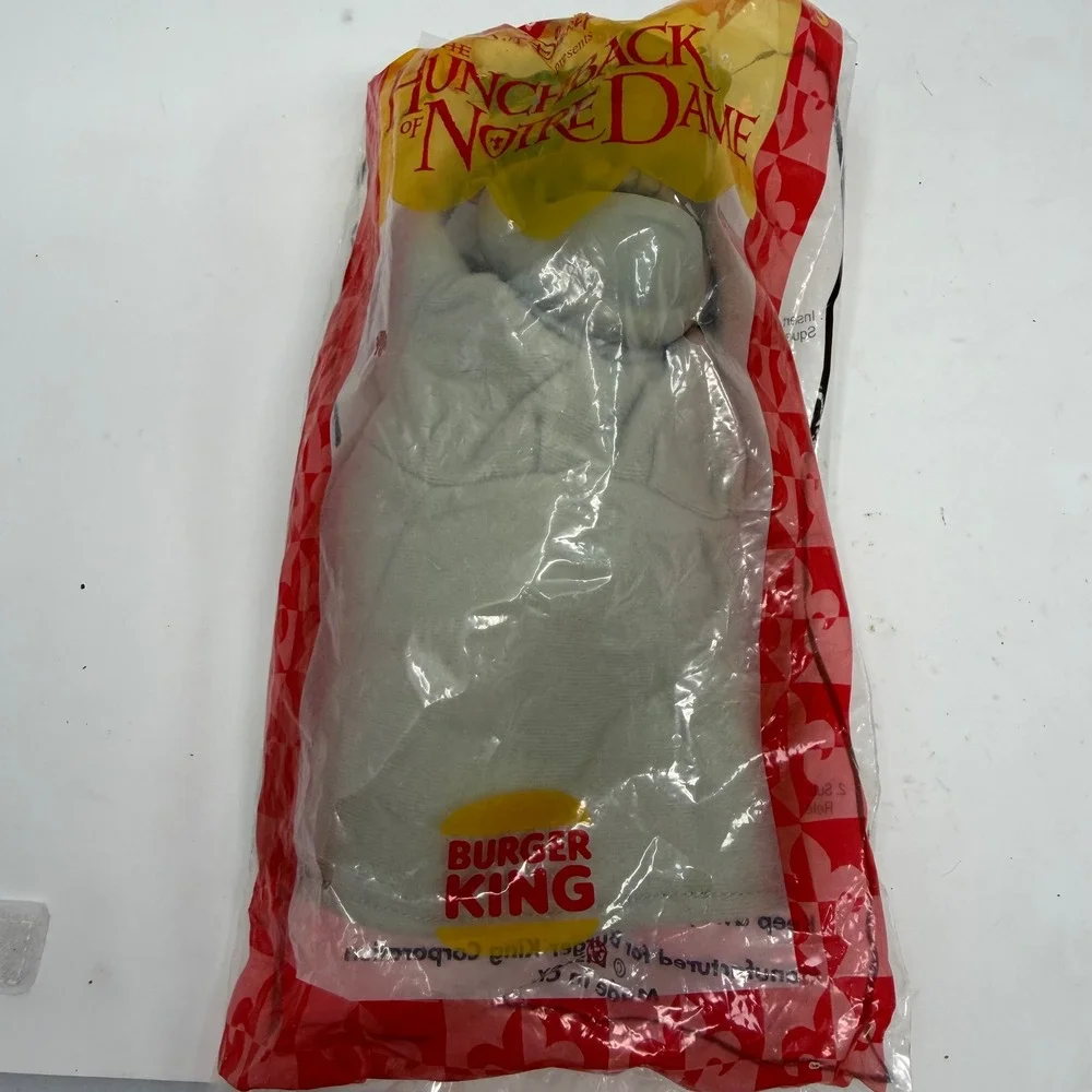 Vintage 1996 Disney Hunchback of Notre Dame Hugo Gargoyle Burger King Puppet Toy